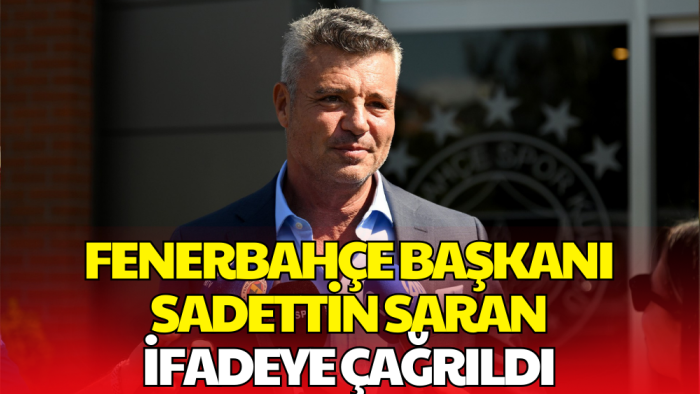 Uyuşturucu Soruşturmasında Yeni Gelişme: Sadettin Saran İfadeye Çağrıldı